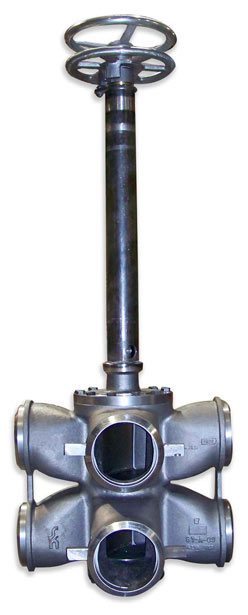 Dual Plug Valve consisting of the body, cover, and plug
