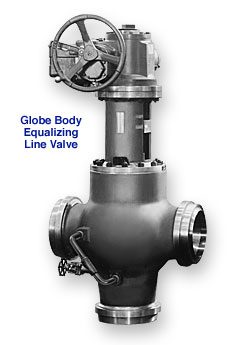 Figure 8508-MO Three-Way Bypass Valve globe body equalizing line valve