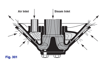 Figure 301 Quiet Heater sectional drawing