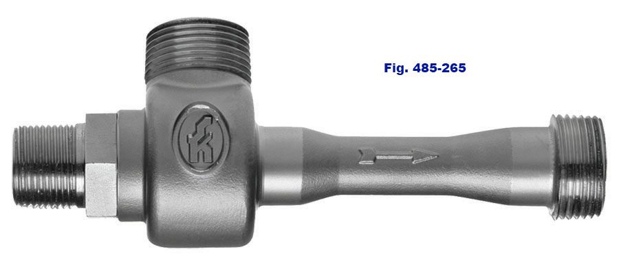 Figure 485/265 Water Jet Exhauster provides higher discharge pressures and higher suction flow capacities than other standard exhausters