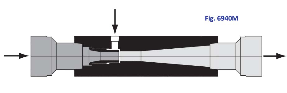 Figure 6940M Mini Venturi Desuperheater cutaway