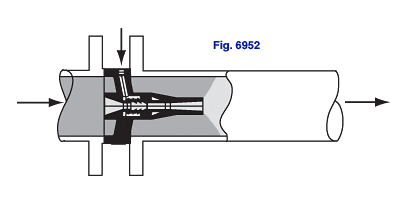 Figure 6952 Attemperator Desuperheater where atomized water discharges directly into the pipeline