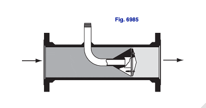 Figure 6985 Annular Venturi Desuperheater sectional drawing