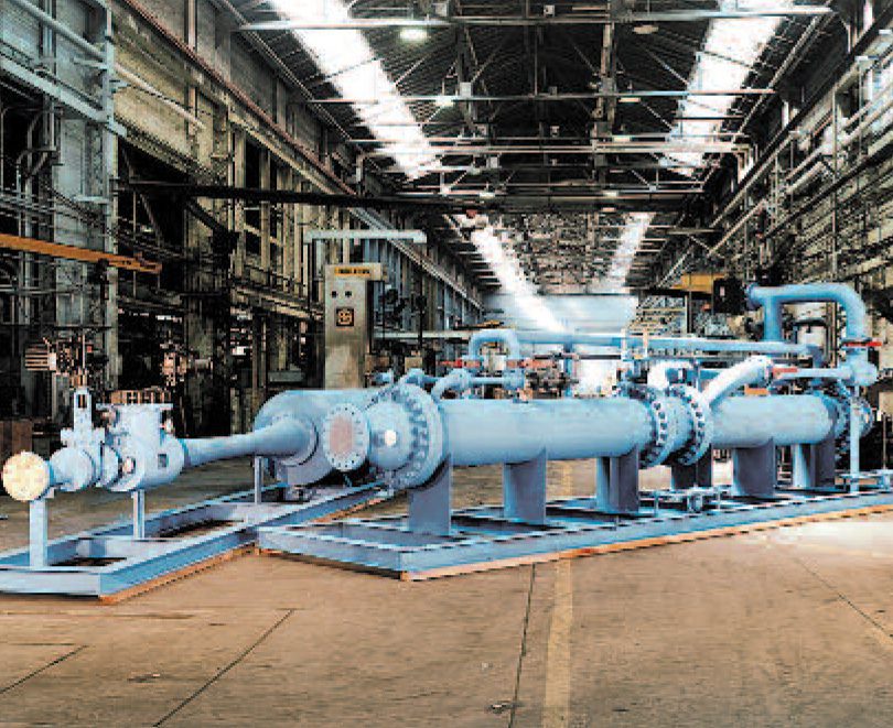 Two-Stage, Twin Element Turbine Condenser Exhaust
System